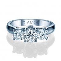 טבעת אירוסין ג'רזי 14 קראט זהב לבן 11